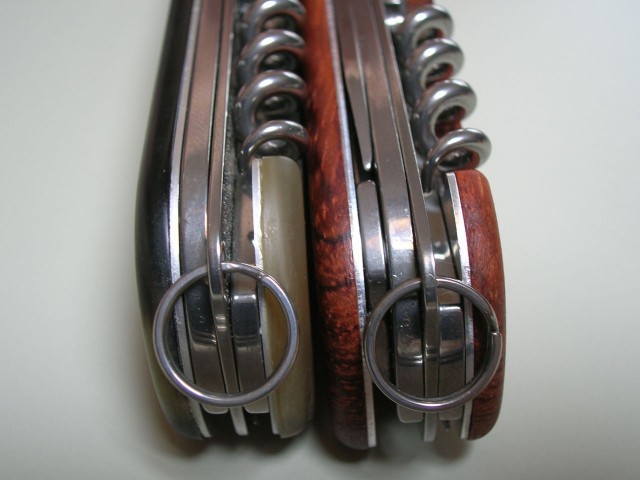 SwissCheeseKnife horn wood rings