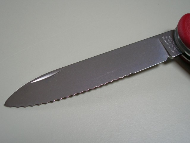 SwissCheeseKnife new red blade