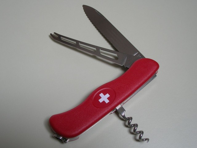 SwissCheeseKnife red front open