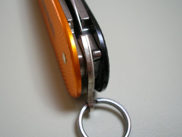 Cadet black-orange Aqua-Trade ring