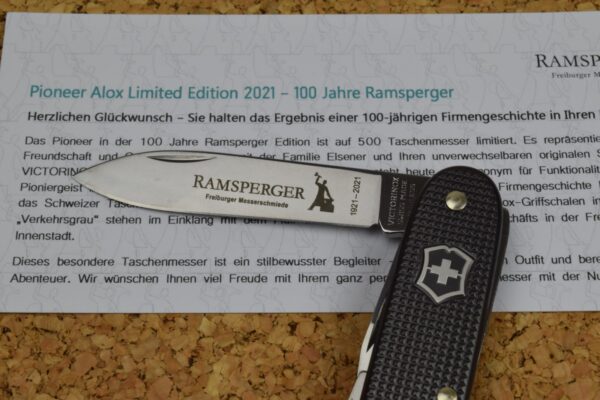Pioneer grau Ramsperger 2021 blade